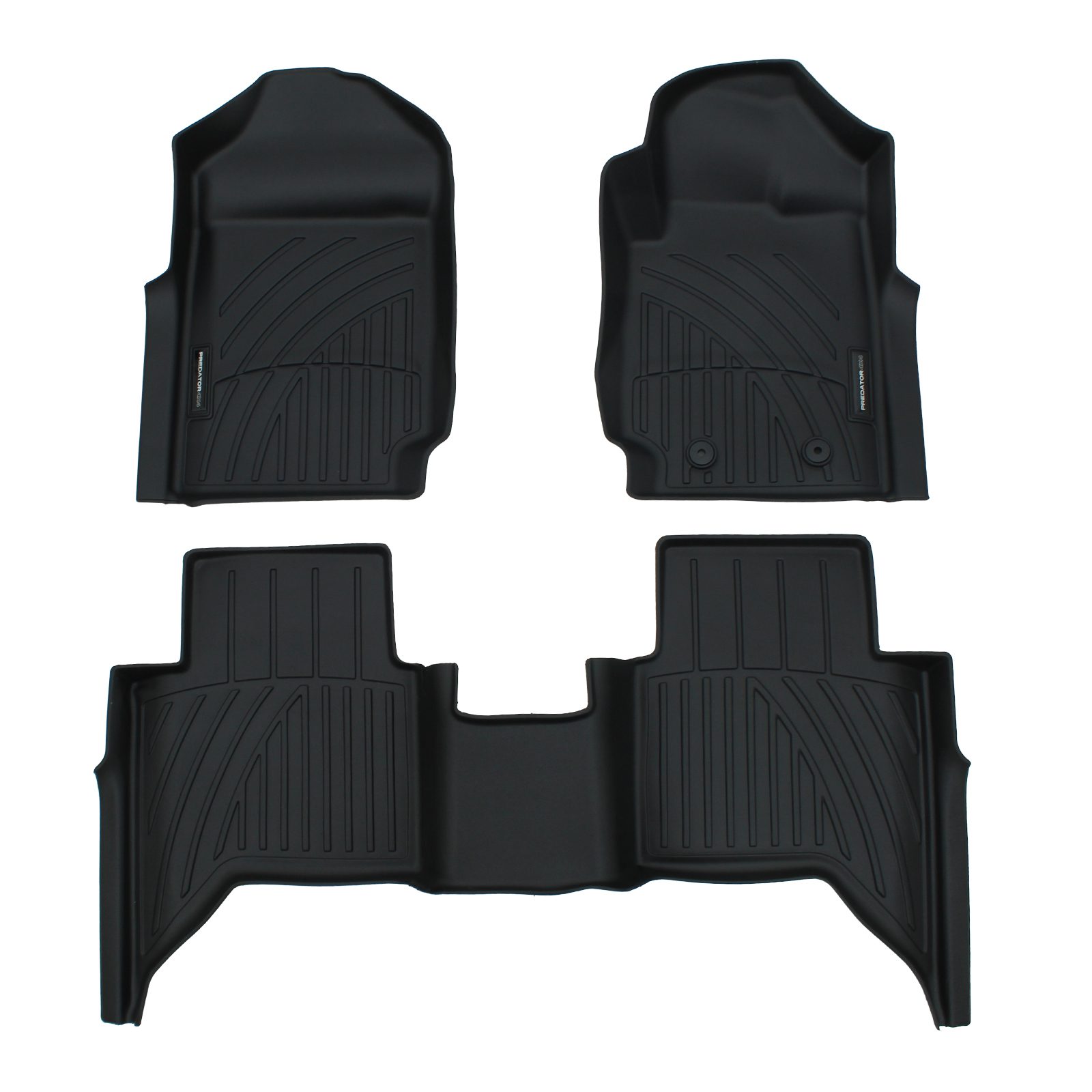 Ford Ranger T7 T8 Automatic 15 22 Rubber Floor Mats 4x4 Predator