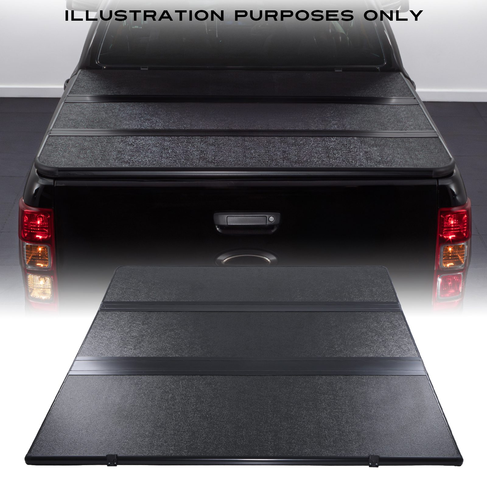 Isuzu D Max RG 2021+ Tri Fold Hard Tonneau Truck Bed Cover