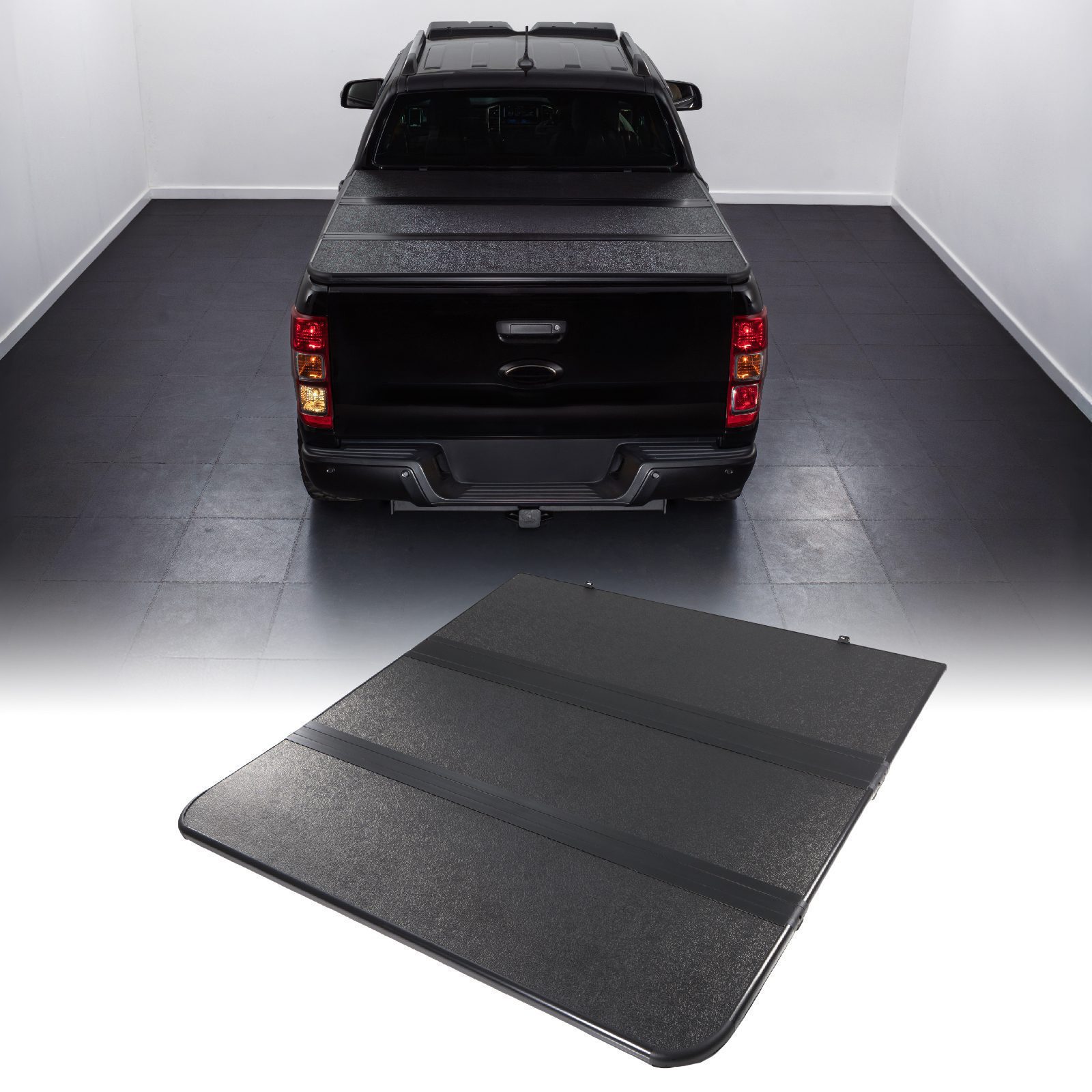 Ford Ranger T6 T7 T8 11-22 Tri-Fold Hard Tonneau Truck Bed Cover
