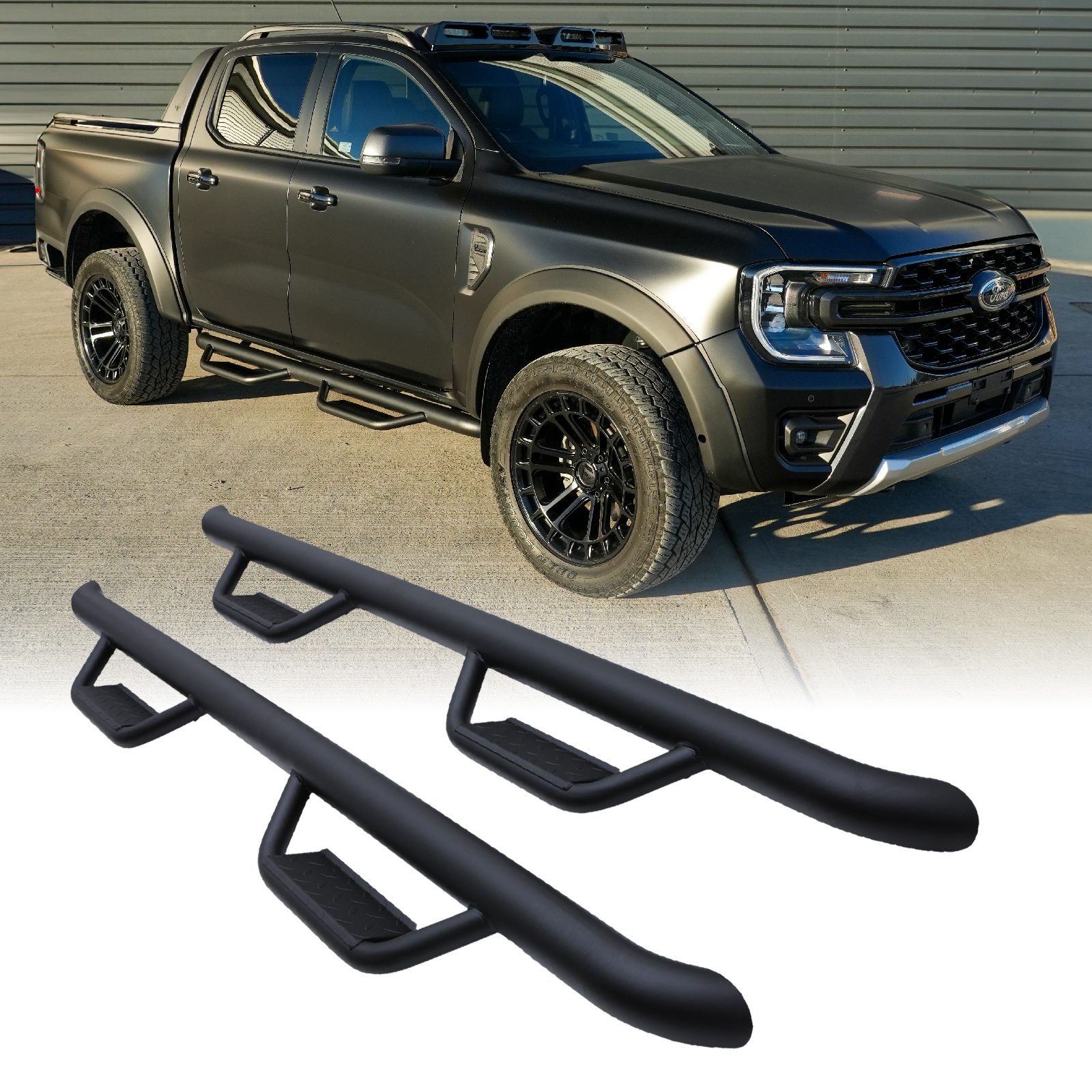 Ford Ranger T9 2023+ Bronco Style Side Steps