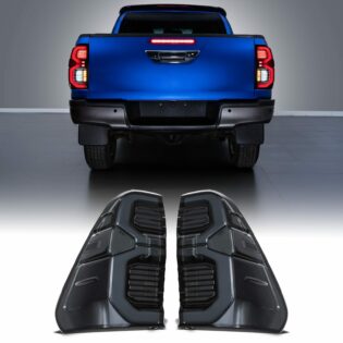Toyota Hilux Revo MK8 MK9 2015+ GR Style Smoked LED Rear Tail Lights