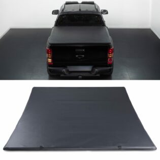 Ford Ranger T6 T7 T8 11-22 Black Tri-Fold Soft Tonneau Cover