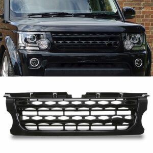 Predator 4x4 Black Front Grille To Fit Land Rover Discovery 4 Facelift 15-17