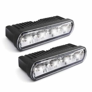 Universal Emarked DIY 8 Chrome Grille Light Kit