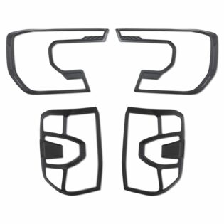 Ford Ranger T9 2023+ Black Headlight and Tail Light Surrounds Trim