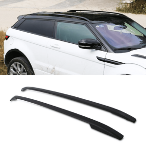 Predator 4x4 Black Extended Roof Rails To Fit Land Rover Range Rover Evoque 13+