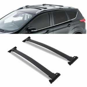 Ford Kuga MK1 08-12 Full Length Black Roof Cross Bars