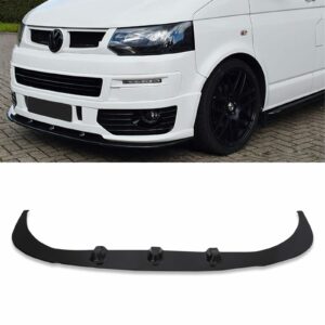VW Transporter T5.1 10-15 Sportline Style Front Lip - Gloss Black