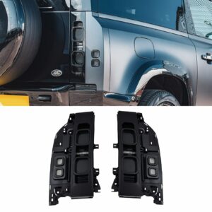 Predator 4x4 Rear LED Smoked Tail Lamps To Fit Land Rover Defender L663 2020+