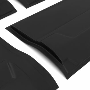 Ford Ranger T6 T7 T8 12-21 Large Matte Black Body Cladding Kit ...