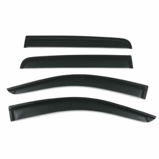 Ford Ranger T6 T7 T8 12-21 Black Wind Deflectors | Predator4x4