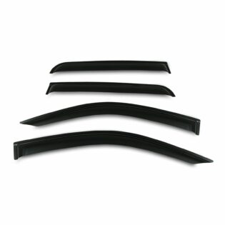 Toyota Hilux Travo 2026+ Black Wind Deflectors