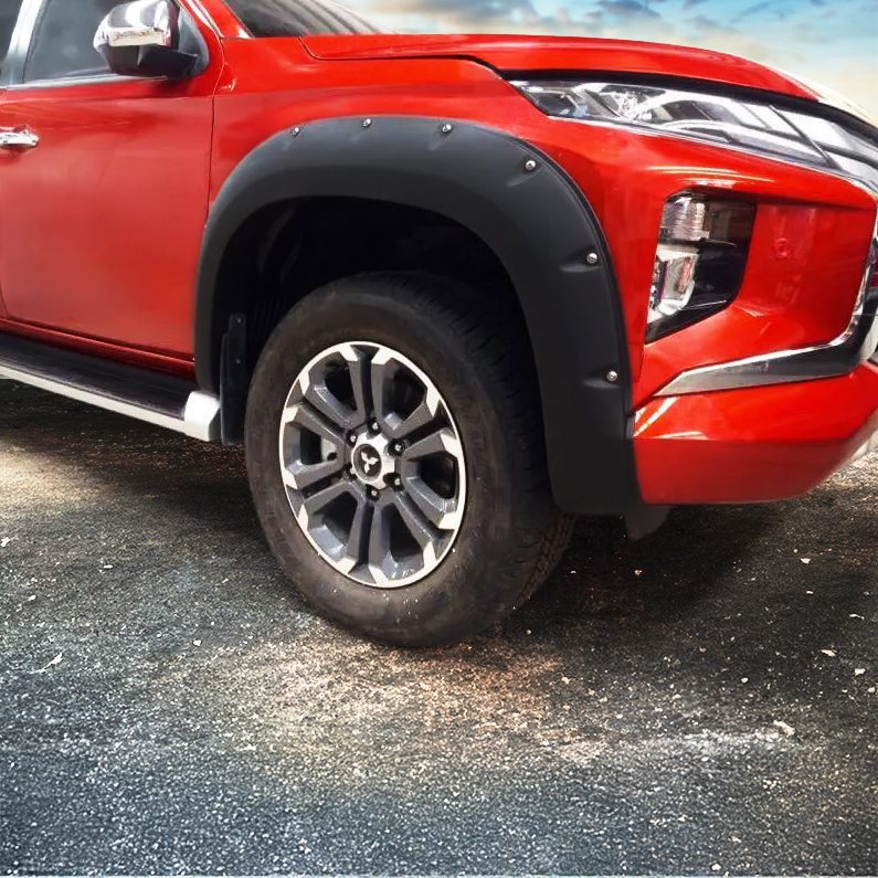 Mitsubishi L200 Triton Series 6 19 Black Fender Flares | Hawk Parts - View #3