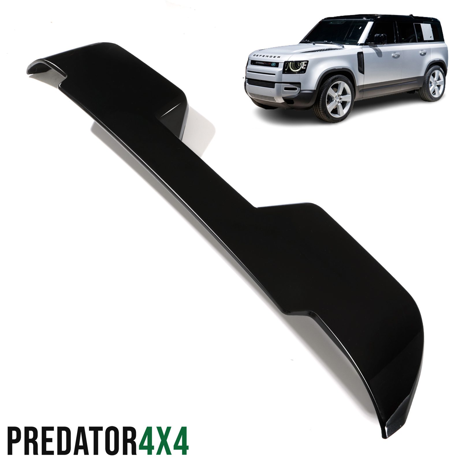 Image of Land Rover Defender 2020-Present Gloss Black Big Style Rear Spoiler