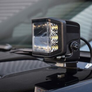 Stealth LED Ford Ranger T7 T8 2015-2022 Twin 4" Dark Force LED Bonnet Kit - 16,800 Lumens