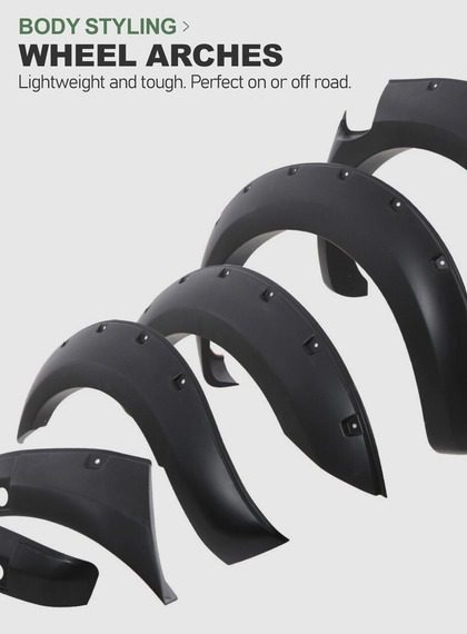 wheel arches mega menu graphic