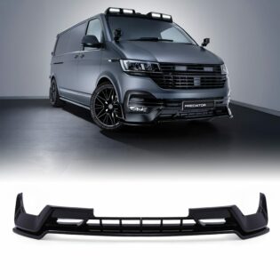 VW Transporter T6.1 19-24 Gloss Black Front Splitter