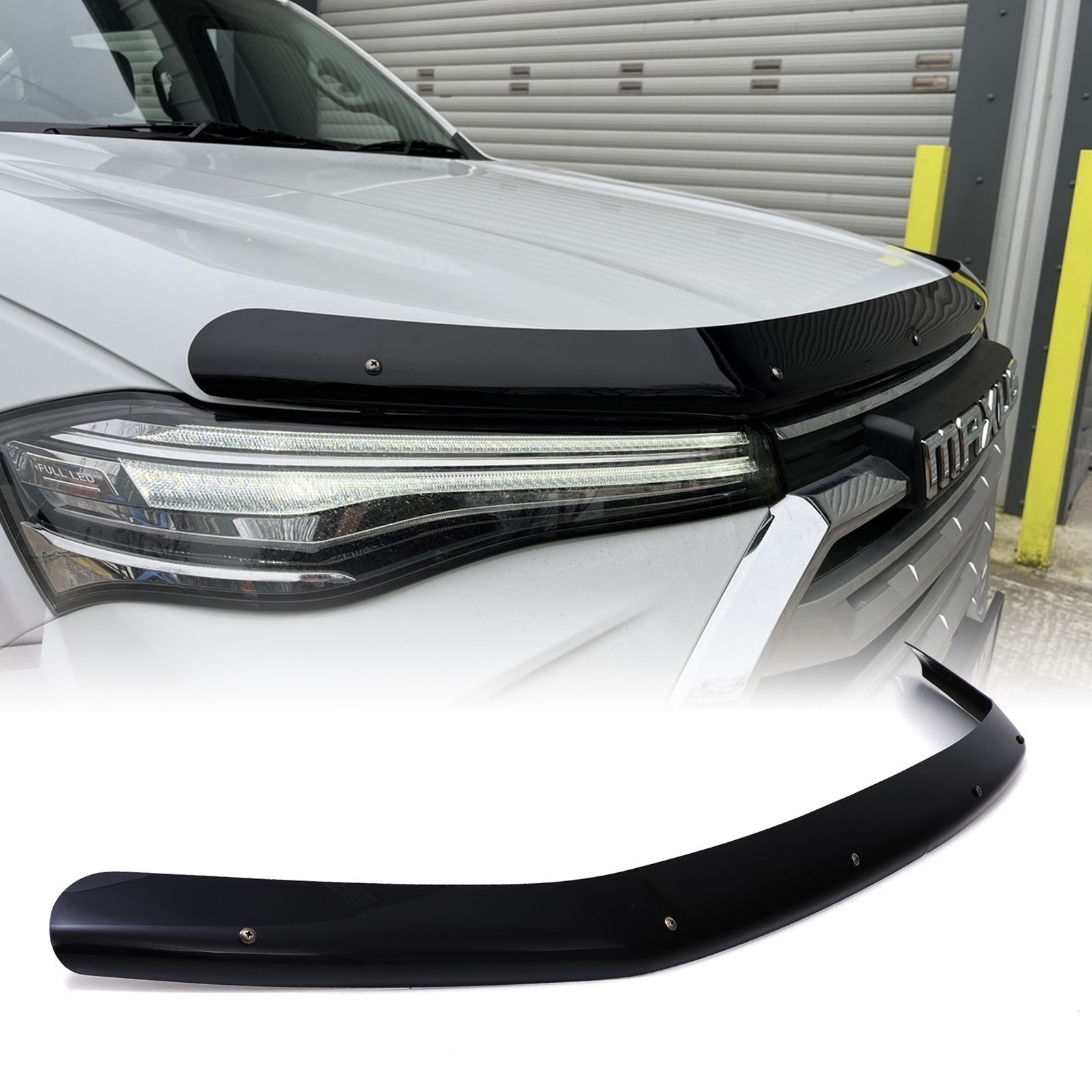 Maxus T90 2022+ Gloss Black Bonnet Guard