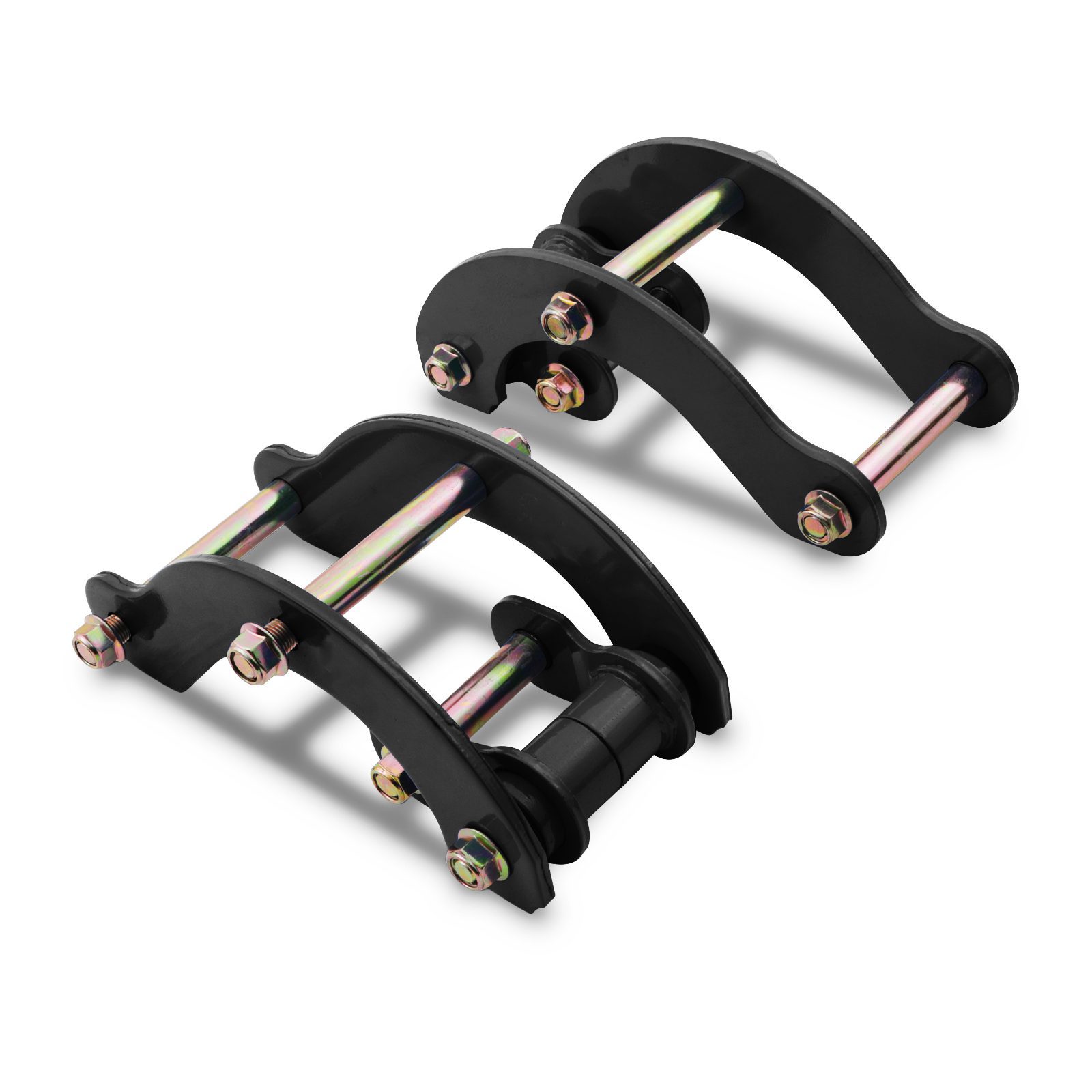 Isuzu D-Max 12-20 - Black 2" Rear Lift Shackles