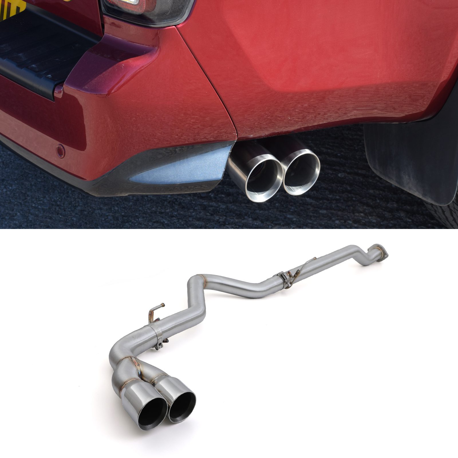 Isuzu D-Max RG 2019+ Side Exit Cat Back Exhaust System