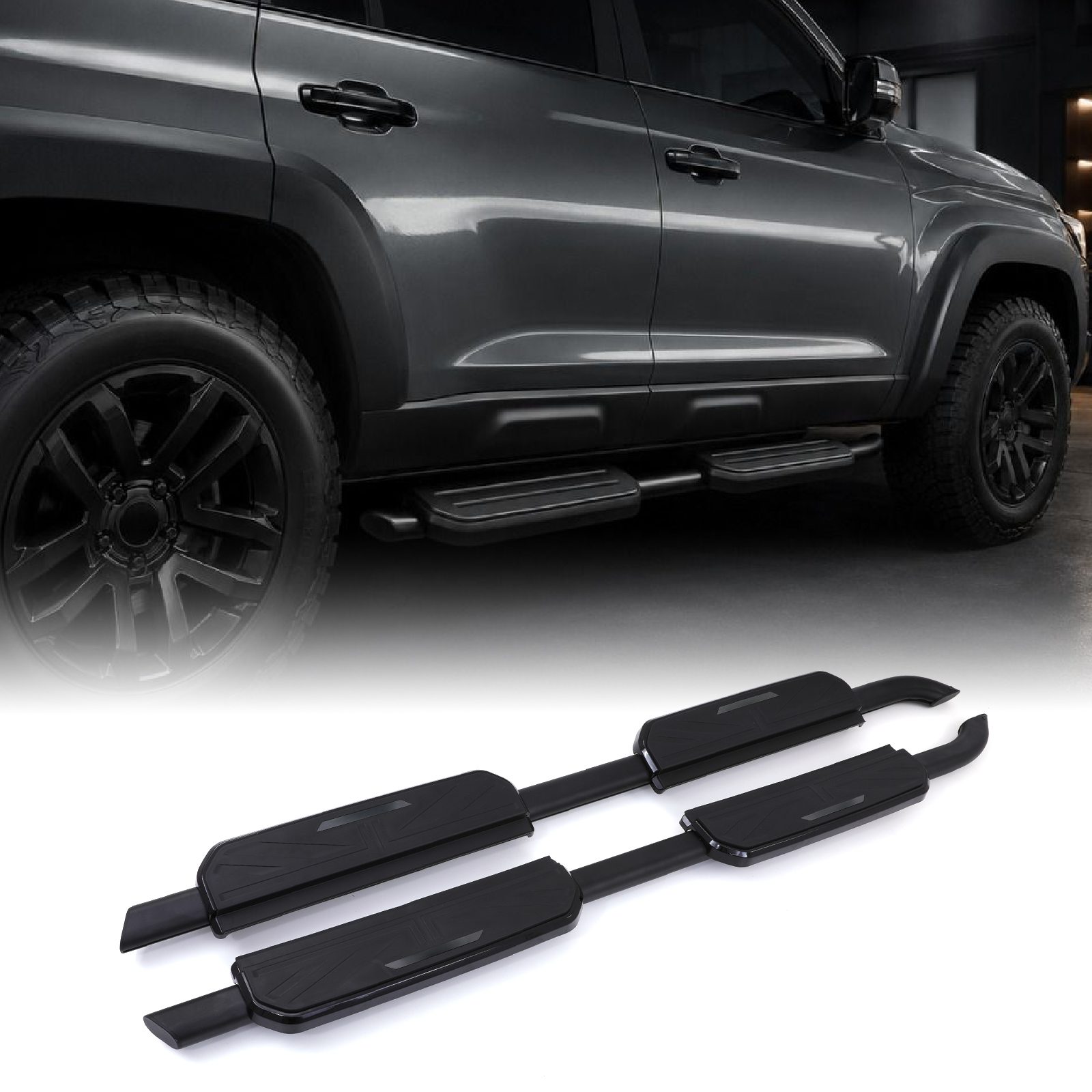 Jaecoo J7 2025+ Black Aluminium Side Steps Pair